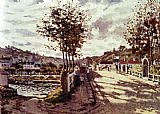 Claude Monet Canvas Paintings - The Seine At Bougival